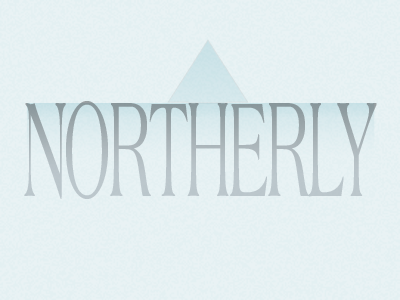 Northerly arrow logo north up