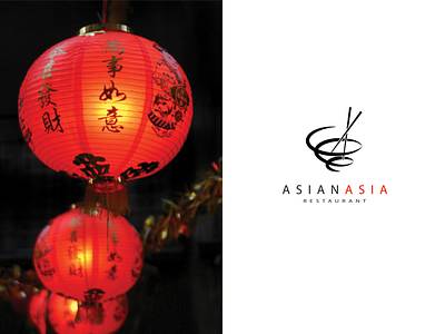 Asian Asia asian logo brand brand identity chinese chopsticks logo logo design oriental oriental design restaurant logo