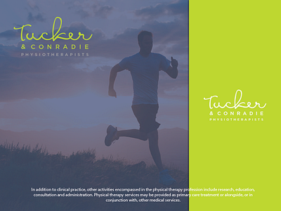 Tucker & Conradie adventure brand brand identity branding logo logo design medical physio thysiotherapy