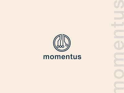 Momentus logo design