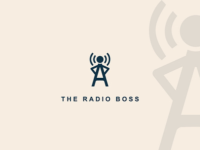 The Radio Boss logo brand brand identity branding design logo logo design logodesign radio radio logo