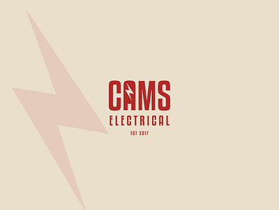 Cams Electrical logo brand brand identity branding design electrician logo logo design logodesign