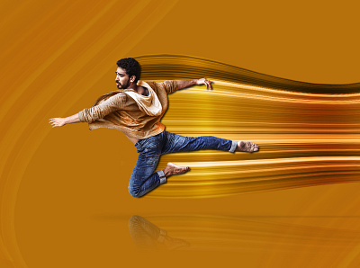 Male dancer photo manipulation photoshop