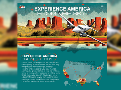 Travel Arizona arizona branding design flat graphic graphics illustration plane simple webdesign website