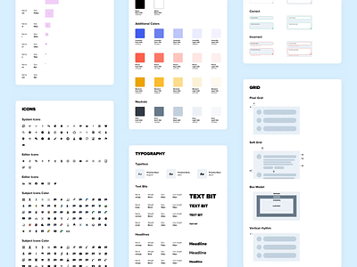 This is Pencil - Brainly Design System 8pointgrid animation animations box model button design system dropdown flat grid icon input label layout motion select soft grid styleguide typography ui webdesign
