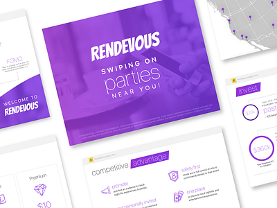 Rendevous Pitch Deck app design mobile app pitch deck presentation