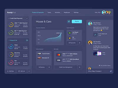 Family Dashboard Web UI