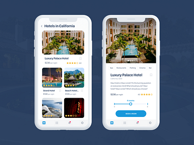 Hotel Booking App Concept