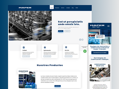 Bottler Machinery Manufacturer - Website Redesign