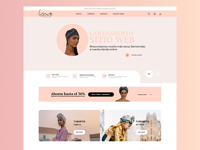 Turbans Online Store colombia ecommerce ui ux web design