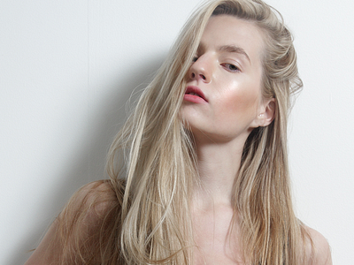 Yuliya art direction beauty photography blonde campaign editorial fashion model shutter drag skin women