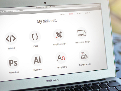 My skill set. design flat icon icon design iconset minimal set simple