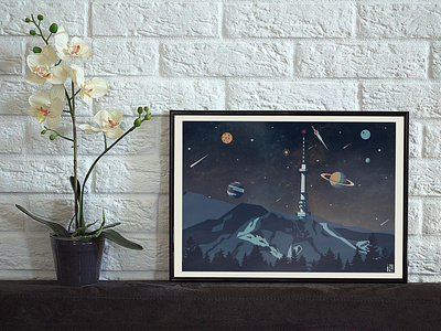 "Vitosha" mountain art print