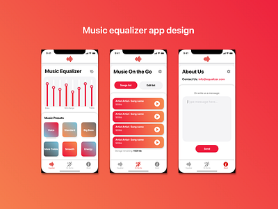 Equalizer app design