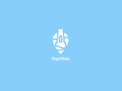 "Sightsee" logo design design design app logo logodesign monument sightsee sightseeing ui