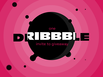 Dribbble Invites Giveaway dribbble giveaway dribbble invitation dribbble invite giveaway vector