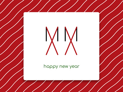 Happy New MMXX Year! illustration new year vector