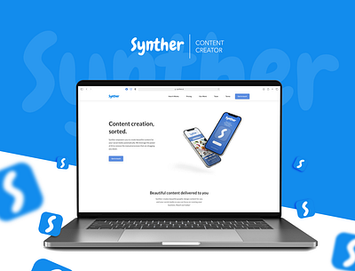 Synther Content Creator branding design dribbble graphic design ios logo mobile photoshop ui