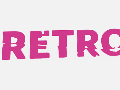 Retrospect logotype analog branding digital art memories memory reflection retro