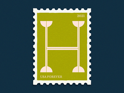 36days _ H 36days 36daysoftype 36daysoftype08 design letter letter design letter h letterdesign monogram postage stamp postcard stamp stamps typography vintage