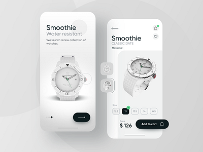 E-commerce watch app app app design design ecommerce inspiration light luxury minimalist store ui ux ui ux design watch