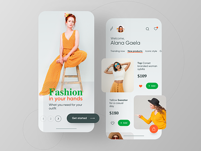 Fashion ecommerce App app app design clean design ecommerce fashion inspiration light minimalist mobile store trending ui ux ux ui ux design