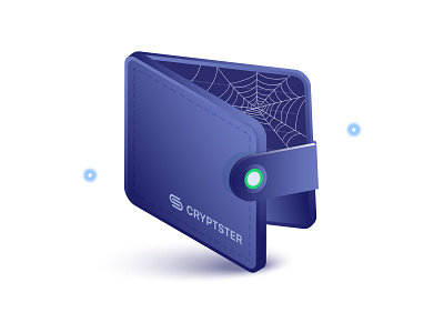 Cryptster | 2 blockchain crypto purse spider web