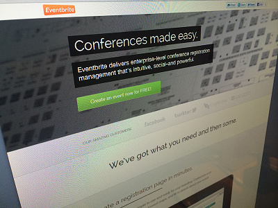 Eventbrite Conference Page