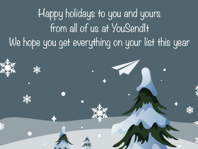 YSI Holiday Email email