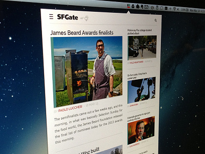 SFGate Menubar Widget