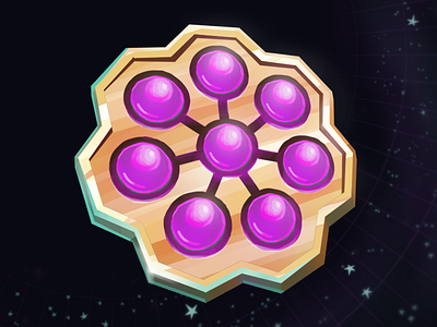 Gold Space Medal badge game gold medal space