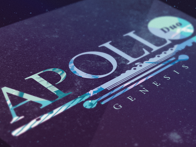 Apollo Duo - Genesis album cover flute logo music percussion