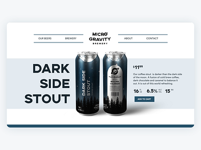 Micro Gravity Brewery | Dark Side Stout