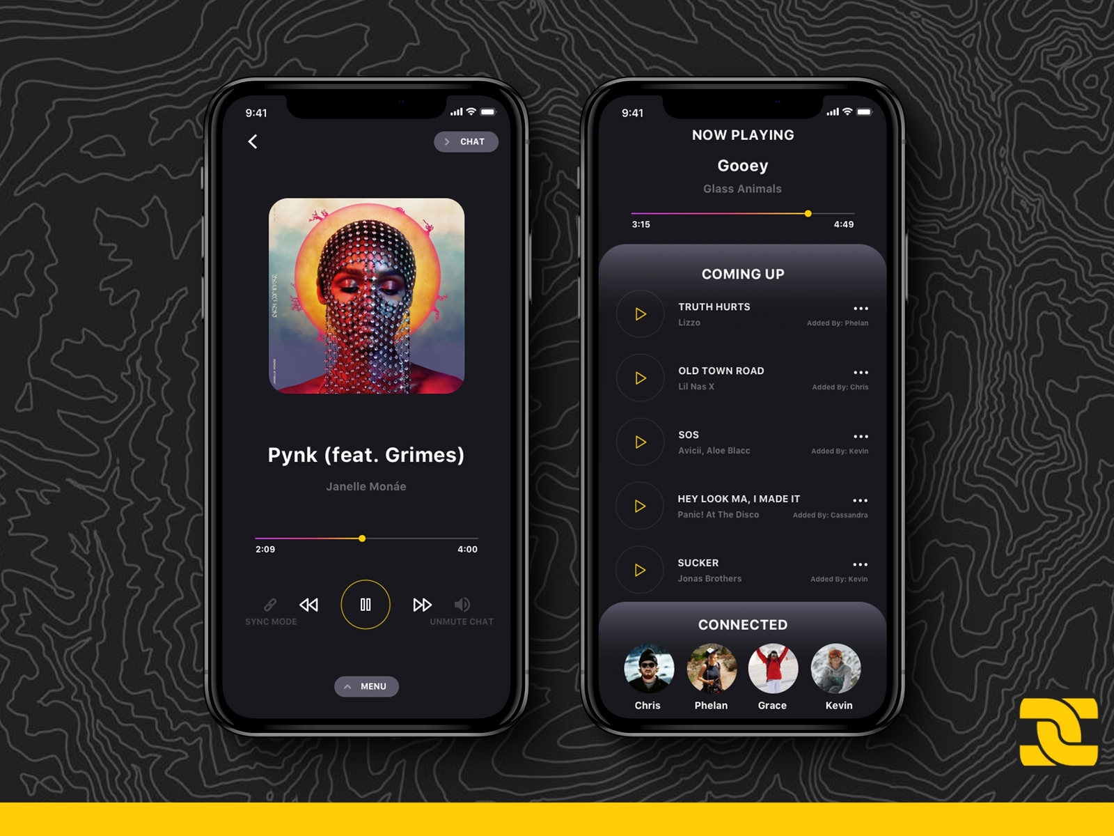 Lynx Music Application by Cassandra Goodby on Dribbble