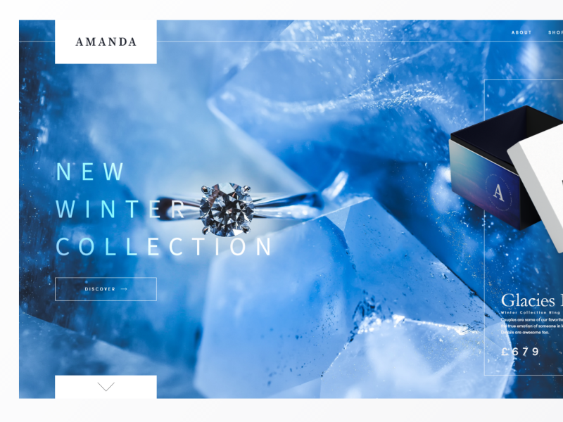 Amanda Fine Crafted Jewels by Sebastian Marghella on Dribbble