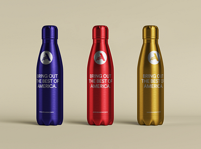 AmeriCorps americorps art direction bottle brand identity branding design logo