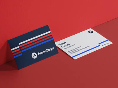 AmeriCorps americorps art direction brand identity branding business cards design graficas graphic design identidad illustration logo tarjetas vector