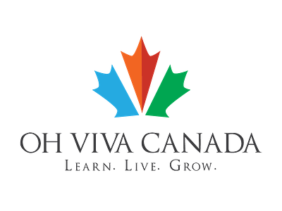 Oh Viva Canada branding canada color colour design graphic identity logo logomark slogan