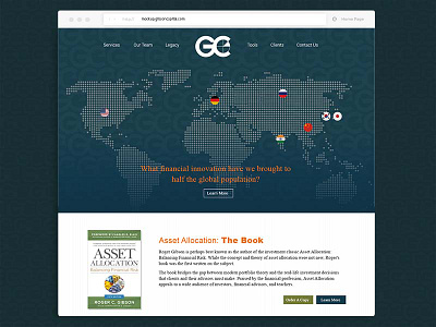 GC Mockup Design clean design flat map mockup navy pattern texture ui visual web website