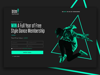 Freestyle Dance LP creativity dance design freestyle graphic design homepage landing landing page main page ui web webdesign