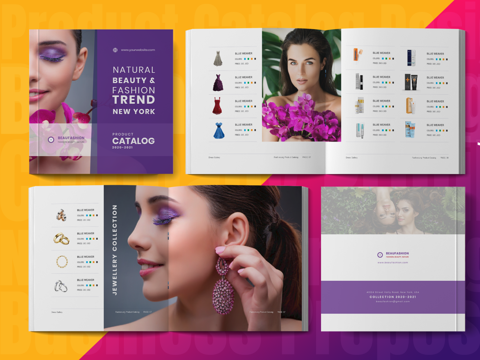 indesign product catalog fashion brochure template menu design by Imran ...