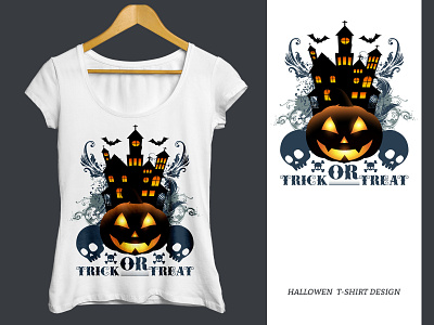 Woman T Shirt Halloween T-Shirt Design, Halloween, T-Shirt