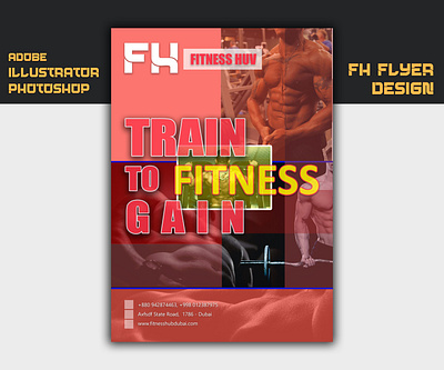 GYM/Fitness Flyer Design branding design fitness flyer flyer artwork flyer bundle flyer design flyer designs graphic gym print typography