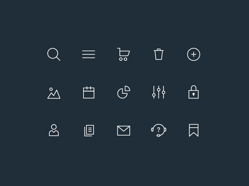 Little icons animated