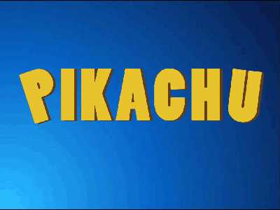 Pikachu | Adobe XD | Text Animation