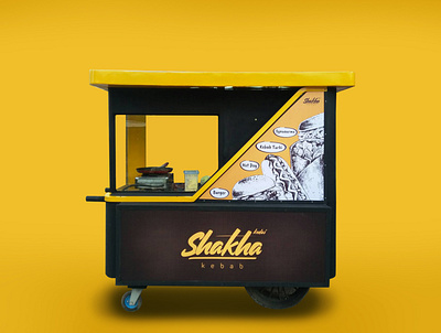 shakha kebab & coffee - brand identity branding culinary delicious design food graphic illustration logo logotype manual vector