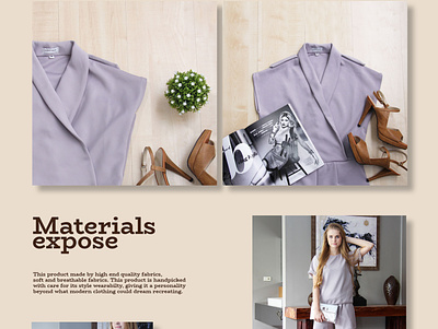 elegante - button story ads design branding brown coloring design digital elegante fabric fashion graphic high end lifestyle materials expose minimalist organic product photography promotional design promotional material social media banner social media design