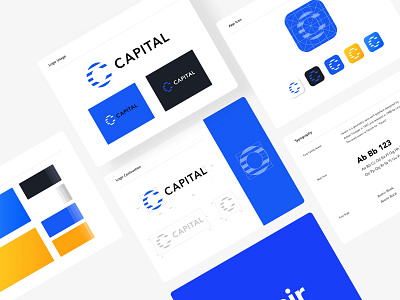 Capital Branding branding design finance finance app friendly illustration logo typography vector web