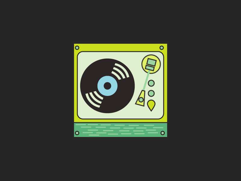 Record Player loading screen