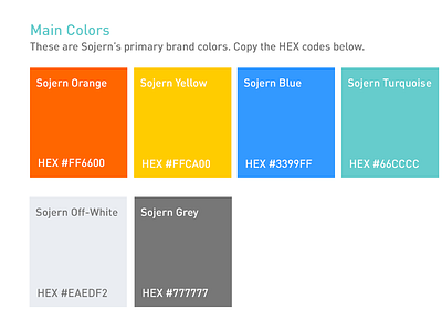 Style Guide branding colors style guide ui web